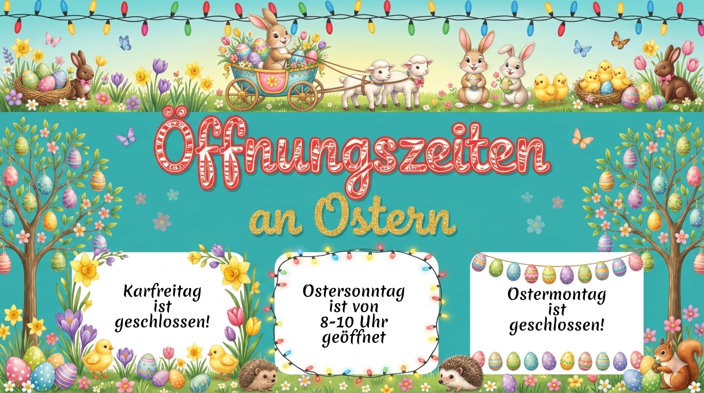 Oster-Öffnungszeiten
